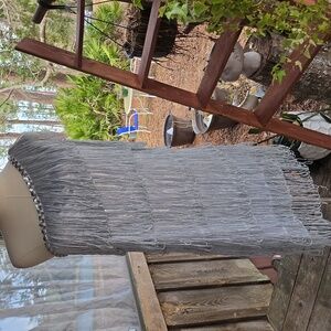 Goddessey silver flapper style one shoulder formal party dress